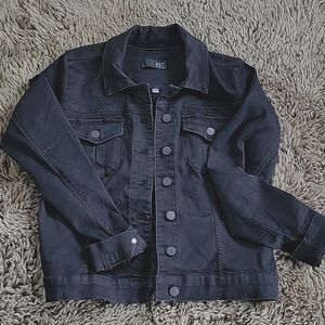 Kut From The Kloth , Cropped Denim Jacket in Black, Size Med.